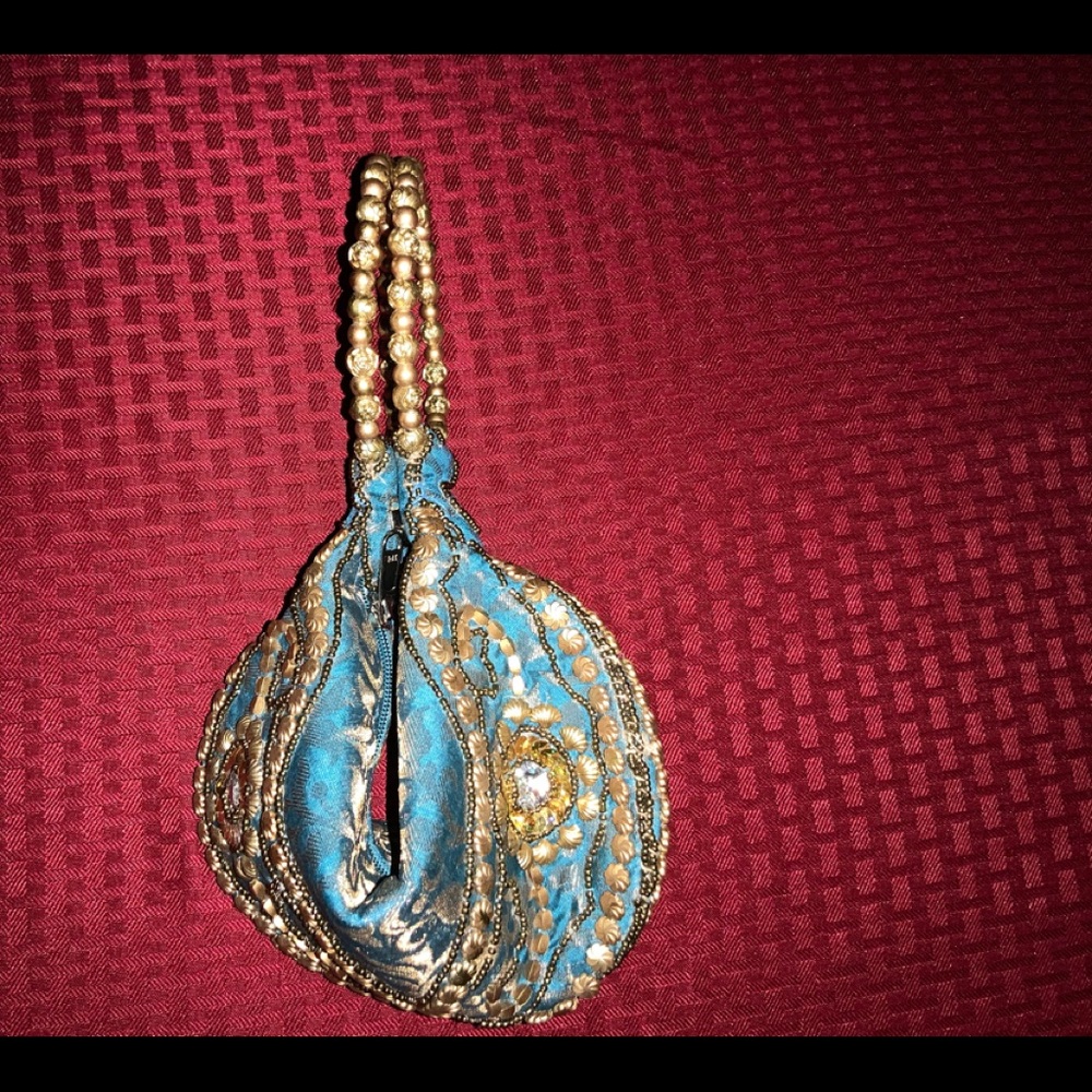 Unique India artisan zippered clutches